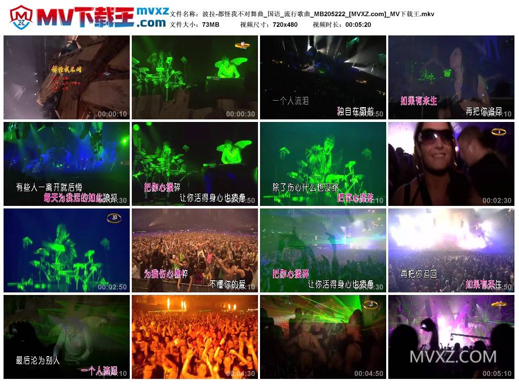 波拉-都怪我不对舞曲_国语_流行歌曲_MB205222